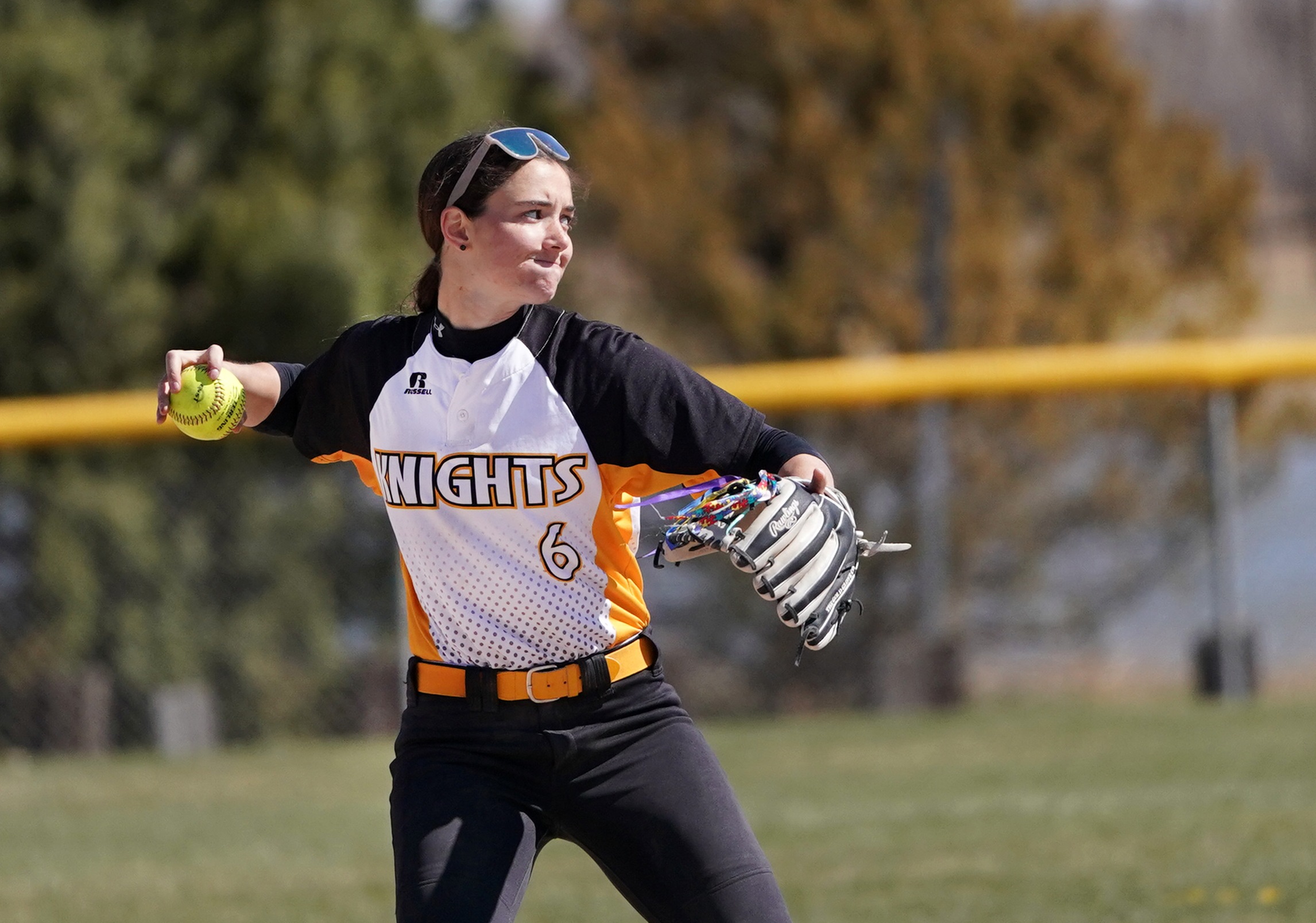 Knights softball ends weekend with double loss to Cougars