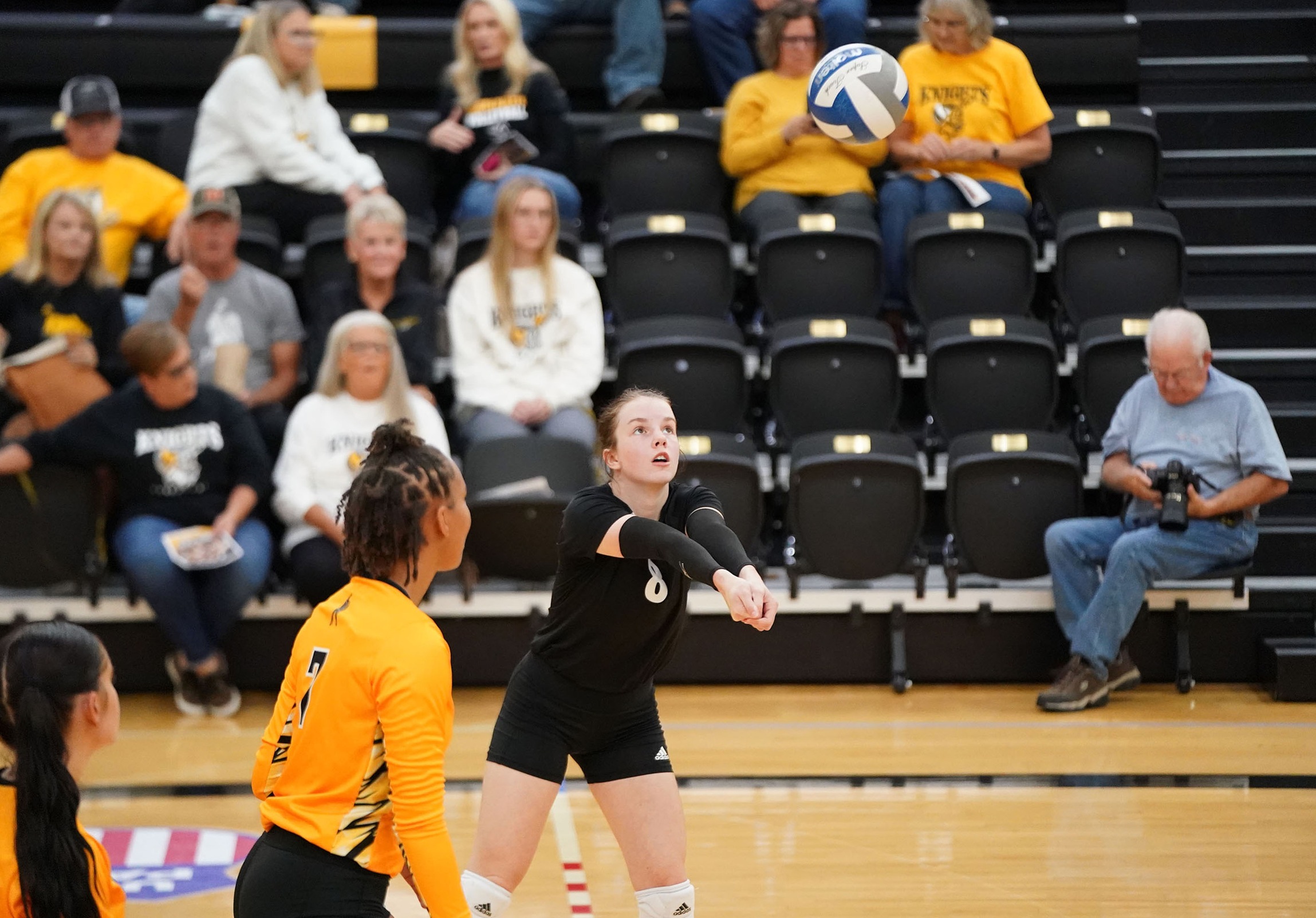 Knights Volleyball rounds out tourney with double sweep